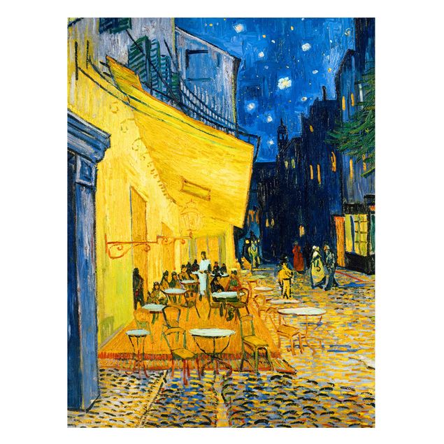 Quadros movimento artístico Impressionismo Vincent van Gogh - Café Terrace at Night