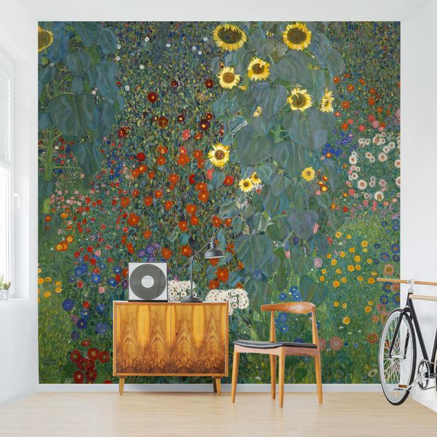 decoraçao cozinha Gustav Klimt - Garden Sunflowers