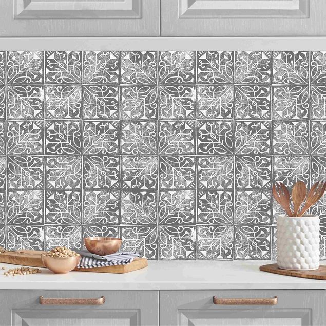 decoraçoes cozinha Vintage Pattern Spanish Tiles II