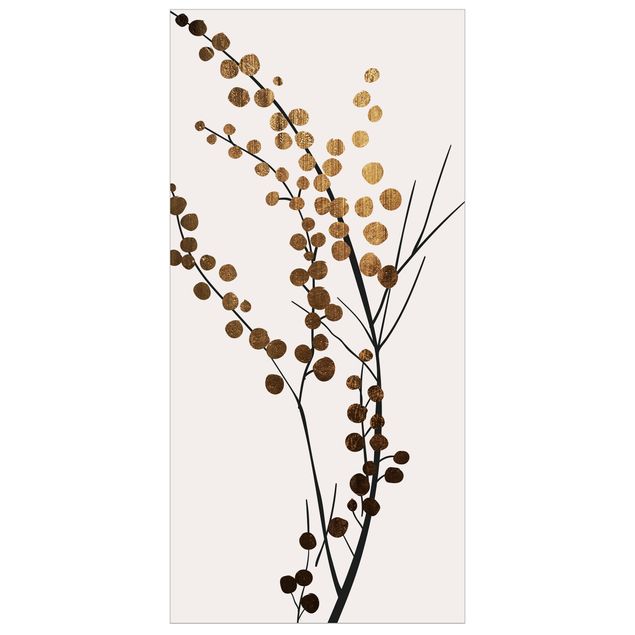 Divisórias de ambiente Graphical Plant World - Berries Gold