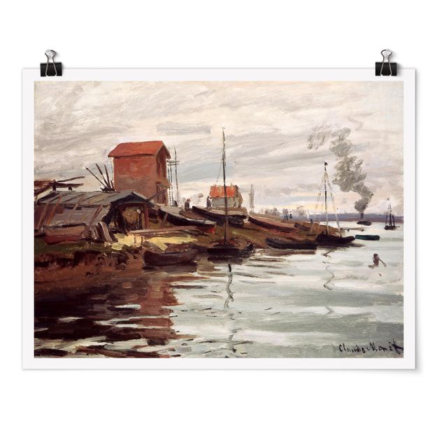 quadro com paisagens Claude Monet - The Seine At Petit-Gennevilliers