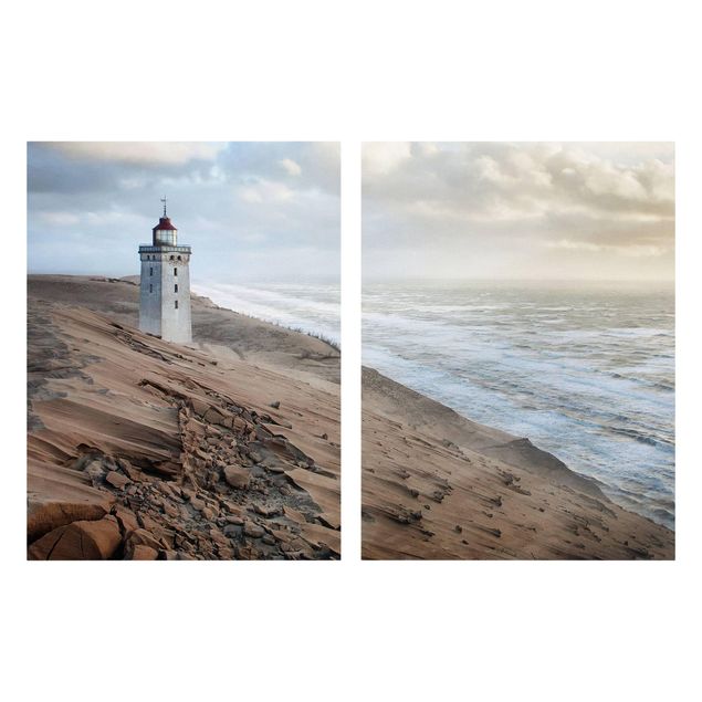 Telas decorativas paisagens Lighthouse In Denmark
