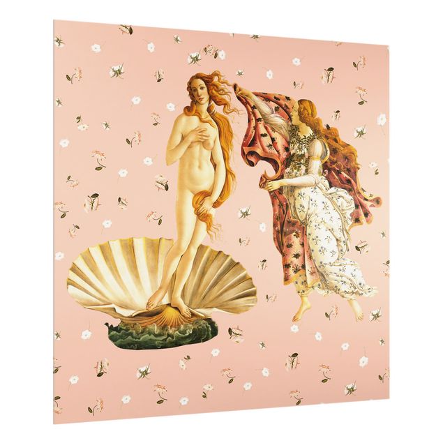 Quadros de Uta Naumann The Venus By Botticelli On Pink
