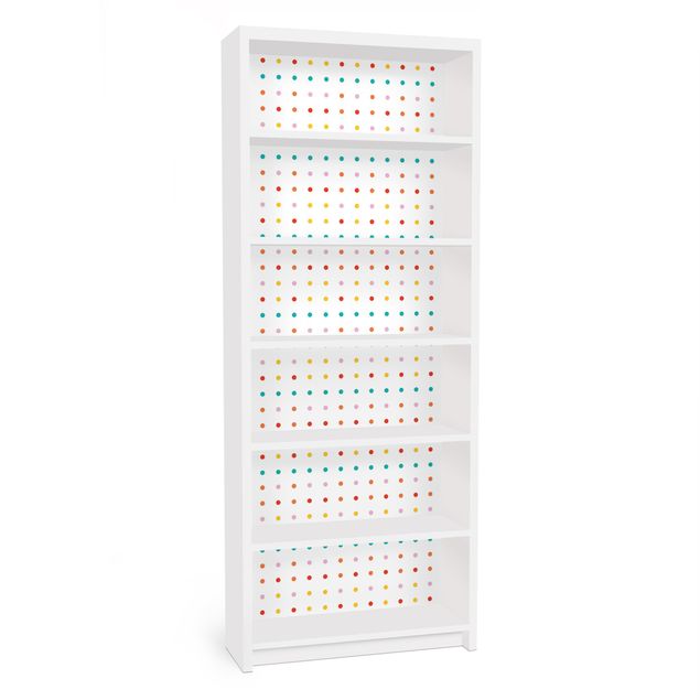 Papel autocolante para móveis Estante Billy IKEA No.UL748 Little Dots
