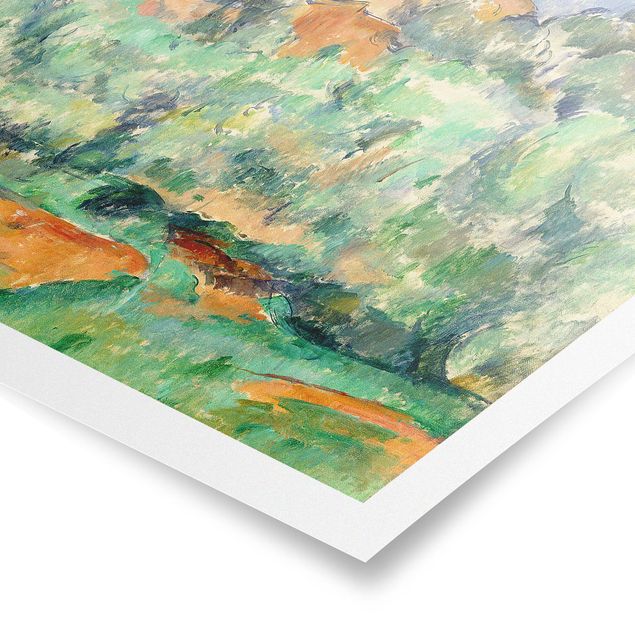 Quadros paisagens Paul Cézanne - House And Dovecote At Bellevue