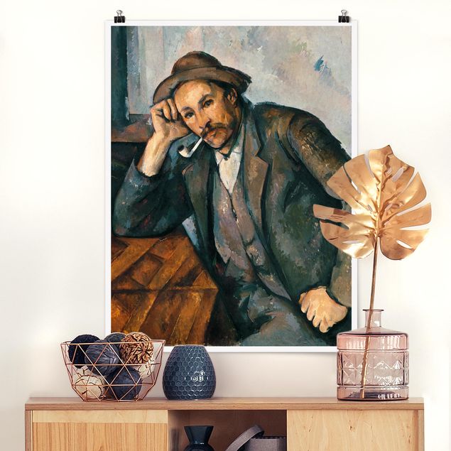decoraçao cozinha Paul Cézanne - The Pipe Smoker