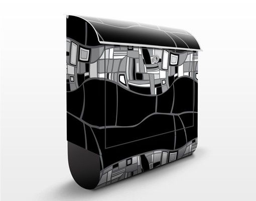Caixa de correio cinza Modern Surface Design