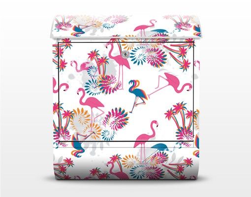 caixa de correio para muro Flamingo Designmuster