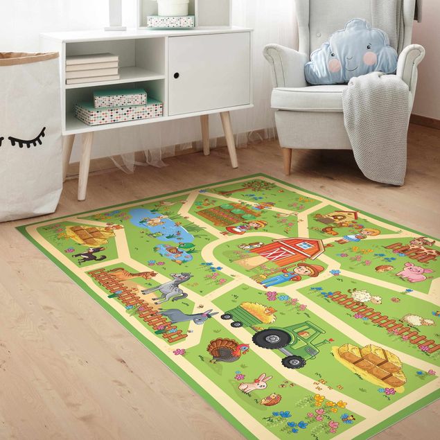 tapete para criança brincar Playoom Mat Farm - Let´s Go Around