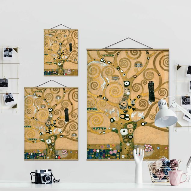 Quadros famosos Gustav Klimt - The Tree of Life