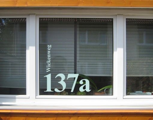 decoraçao para parede de cozinha No.UL1032 Customised text Street And House Number