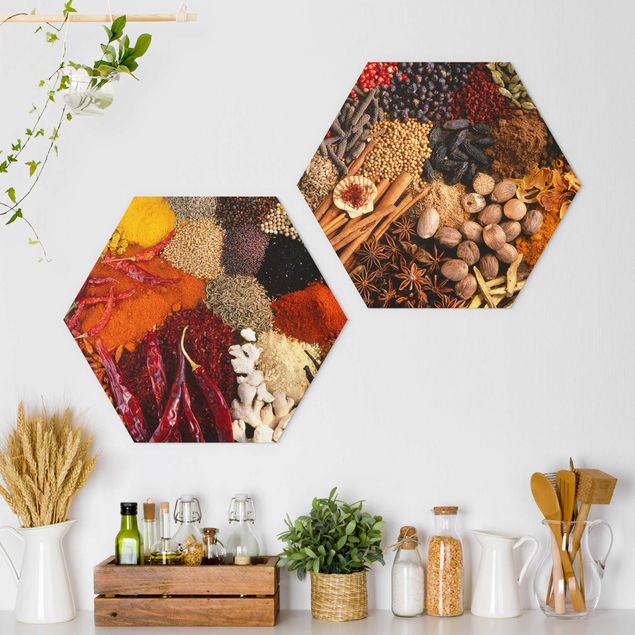 decoraçao para parede de cozinha Exotic Spices