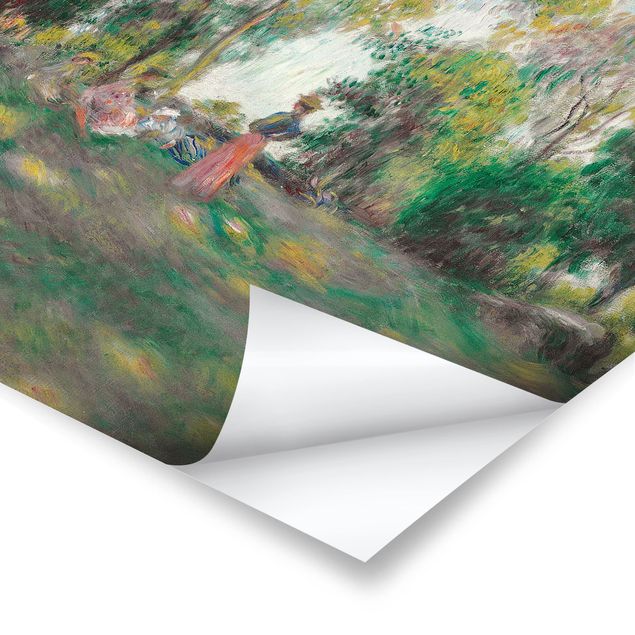 Posters paisagens Auguste Renoir - Landscape With Figures