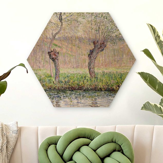 decoraçoes cozinha Claude Monet - Willow Trees Spring