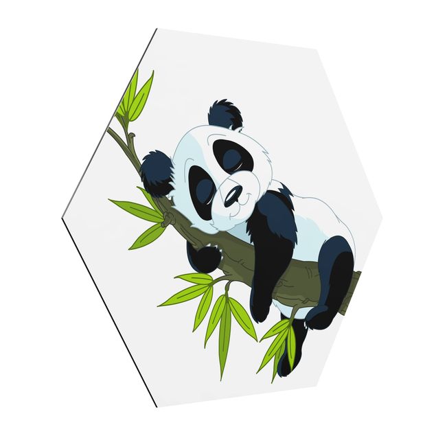 quadro com paisagens Sleeping Panda
