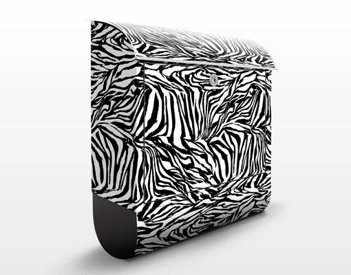 Caixas de correio animais Zebra Pattern Design