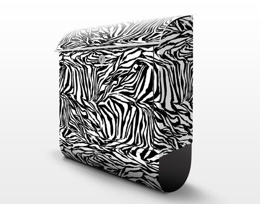 caixas de correio exteriores Zebra Pattern Design