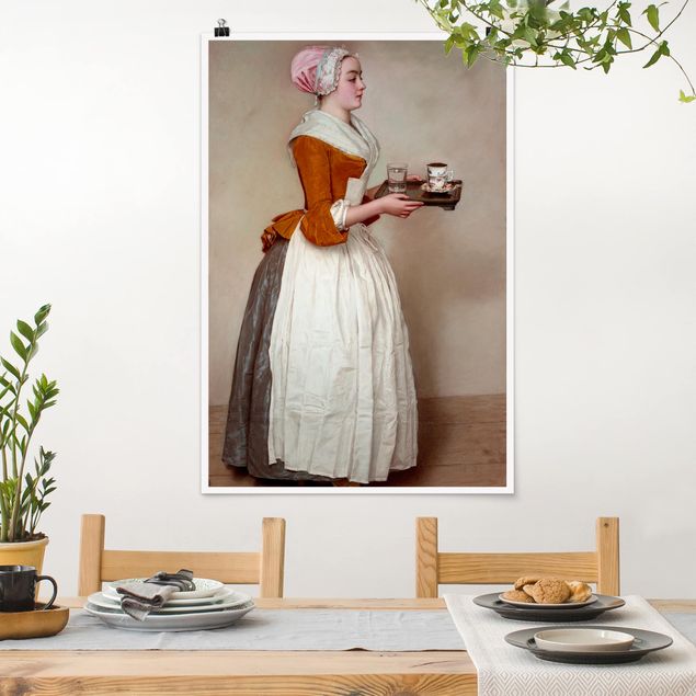 decoraçoes cozinha Jean Etienne Liotard - The Chocolate Girl