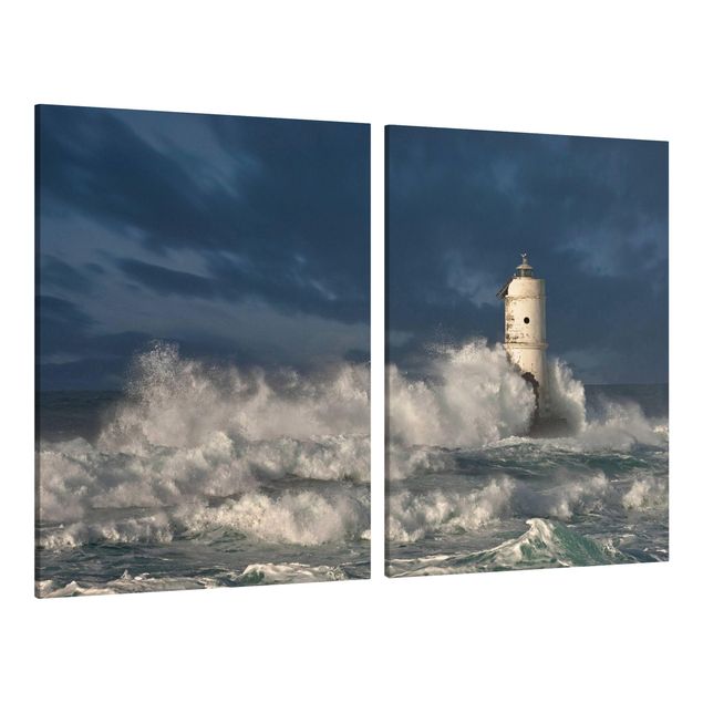 quadros sobre o mar Lighthouse On Sardinia