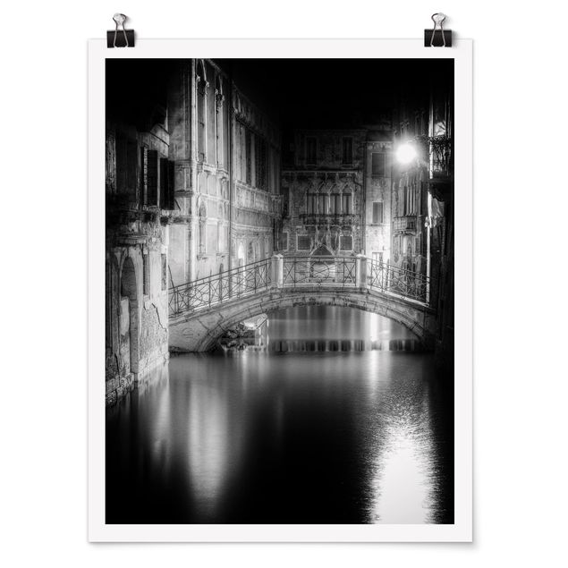 Posters cidades e paisagens urbanas Bridge Venice