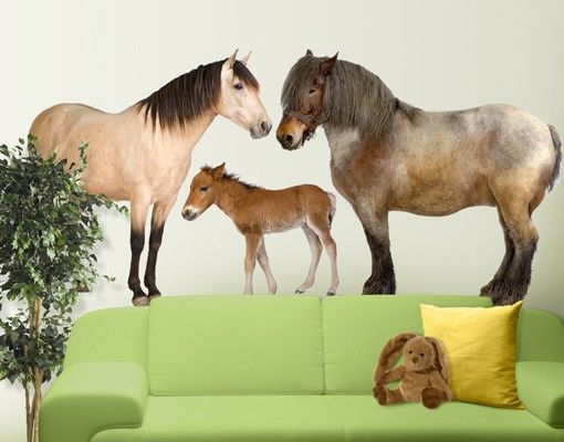 decoração para quartos infantis No.999 The Horse Family
