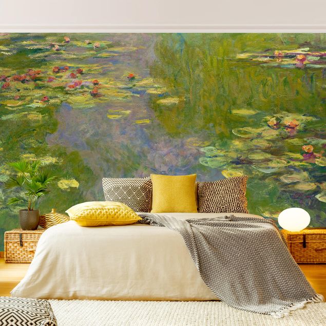 Papel de parede rosas Claude Monet - Green Waterlilies