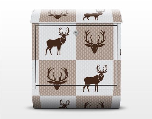 caixas de correio Deer Ornament