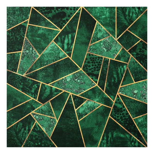 Quadros de Elisabeth Fredriksson Dark Emerald With Gold