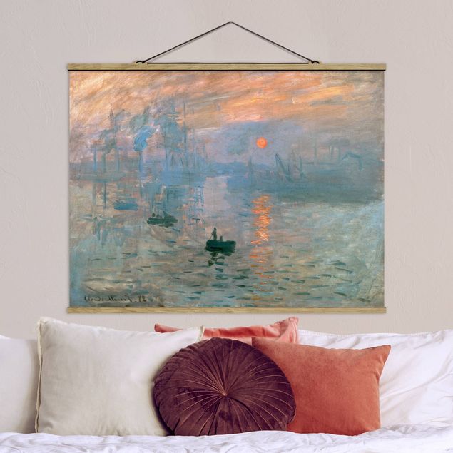 decoraçao para parede de cozinha Claude Monet - Impression (Sunrise)