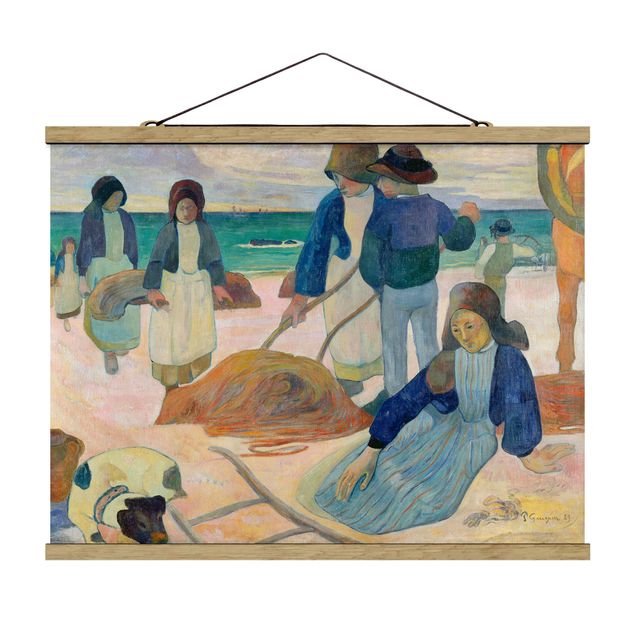 Quadros famosos Paul Gauguin - The Kelp Gatherers (Ii)