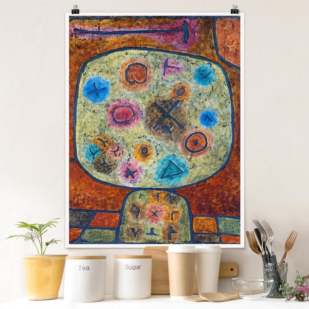 decoraçao cozinha Paul Klee - Flowers in Stone