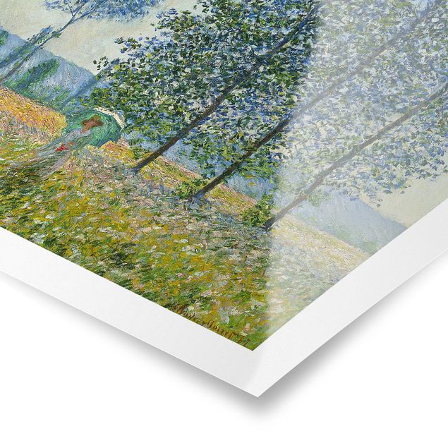 Posters quadros famosos Claude Monet - Fields In Spring