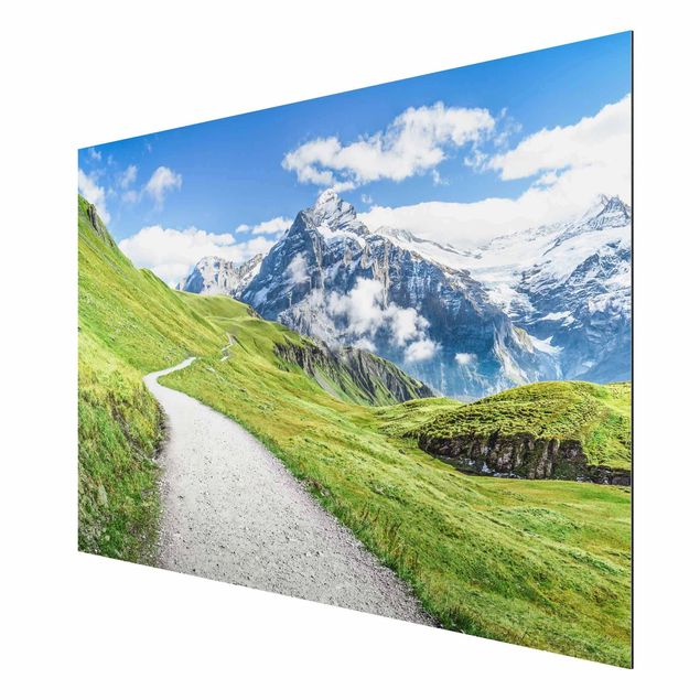 Quadros montanhas Grindelwald Panorama