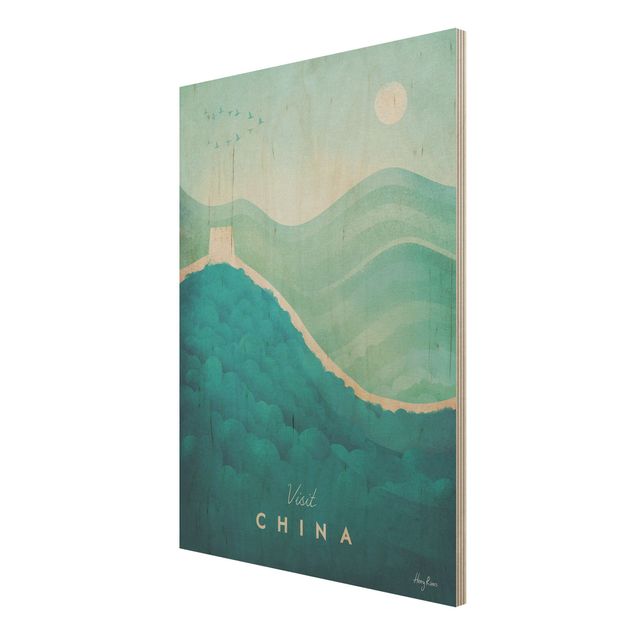 Quadros de Henry Rivers Travel Poster - China