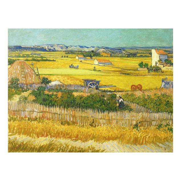 Quadros movimento artístico Pós-impressionismo Vincent Van Gogh - Harvest