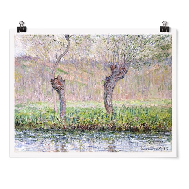 quadro de árvore Claude Monet - Willow Trees Spring