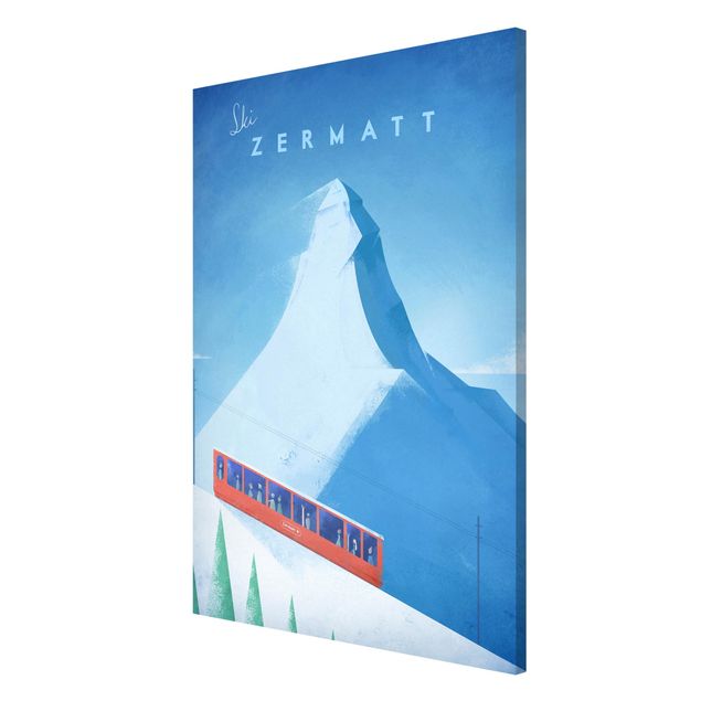 Quadros montanhas Travel Poster - Zermatt