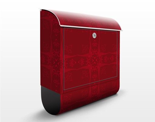 caixa de correio vermelha Red Orient Ornament