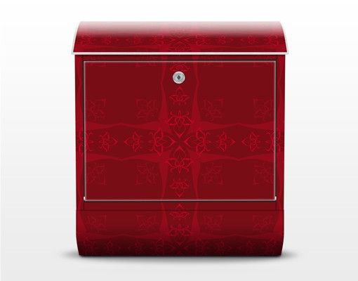 caixas de correio Red Orient Ornament