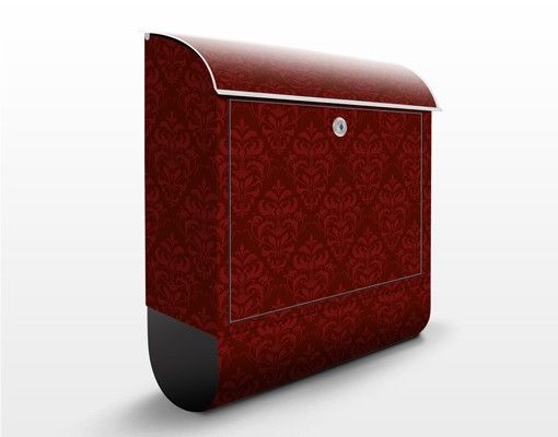 caixa de correio vermelha Red French Baroque