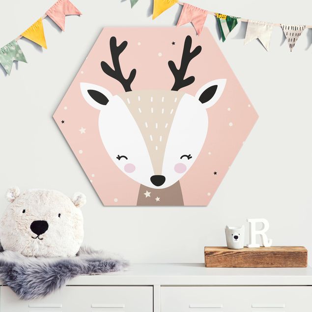 decoração para quartos infantis Happy Deer