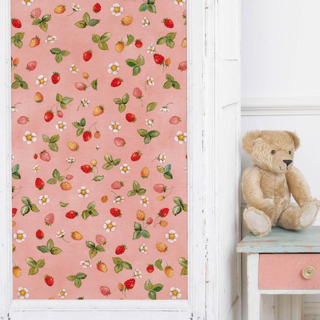 decoração para quartos infantis Little Strawberry Strawberry Fairy - Strawberry Flowers