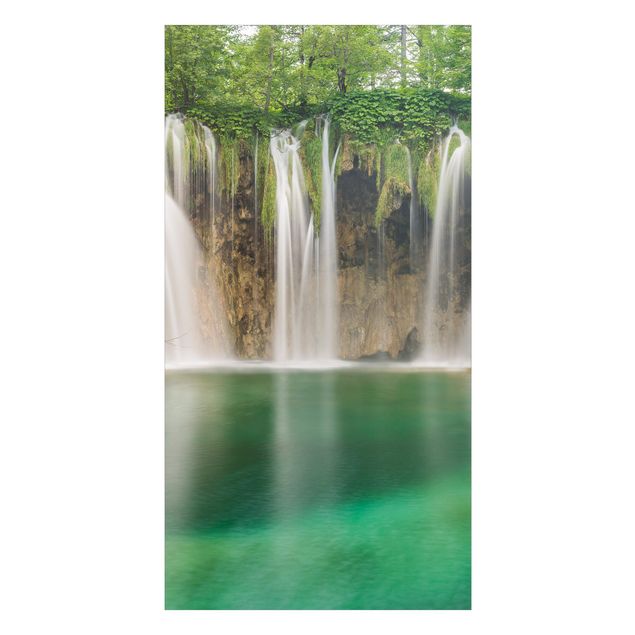 Revestimento de parede para duche Waterfall Plitvice Lakes
