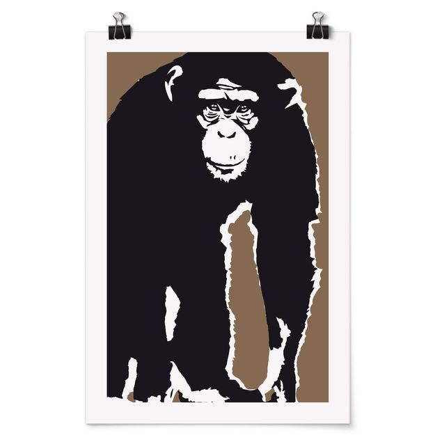 Posters animais No.TA10 Chimpanzee