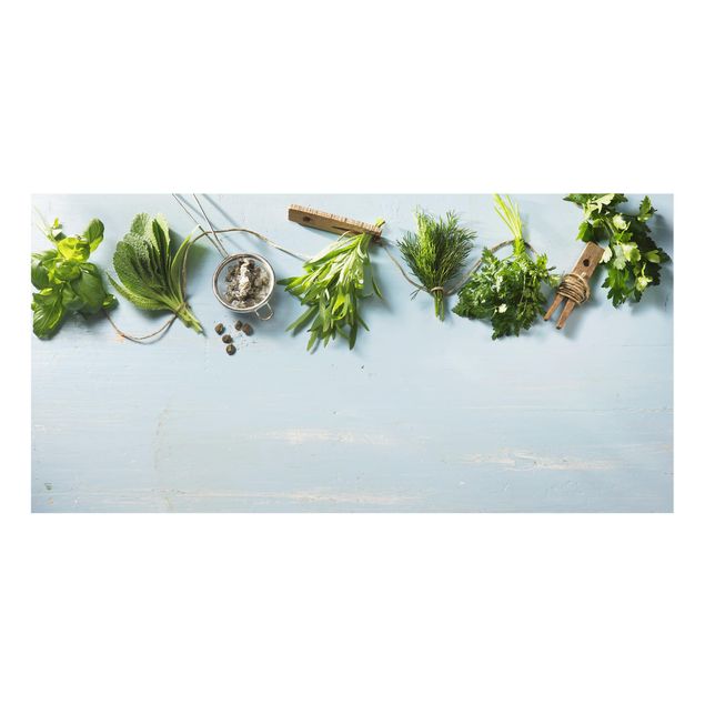 Painel anti-salpicos de cozinha Bundled Herbs