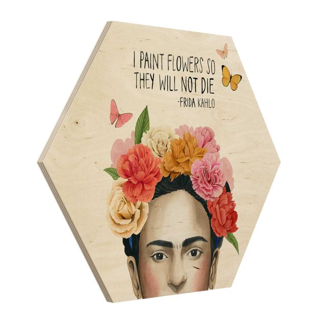 decoração quadros Frida's Thoughts - Flowers