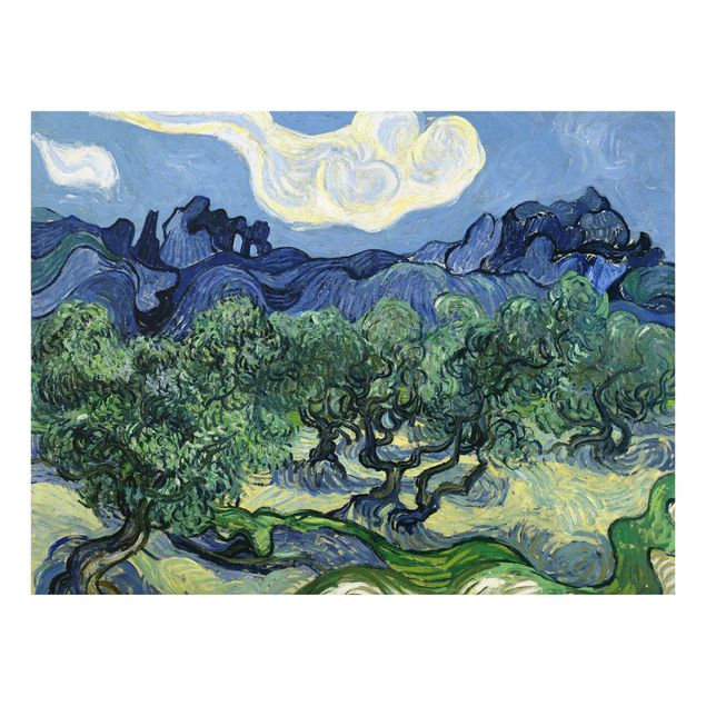 Quadros movimento artístico Pós-impressionismo Vincent van Gogh - Olive Trees