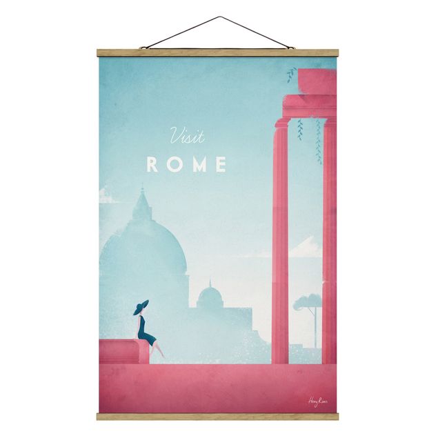 Quadros famosos Travel Poster - Rome
