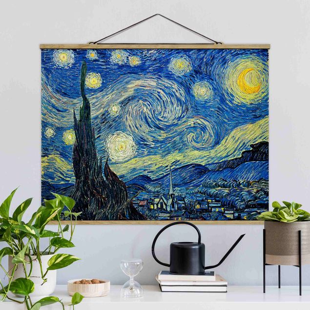 decoraçao para parede de cozinha Vincent Van Gogh - The Starry Night
