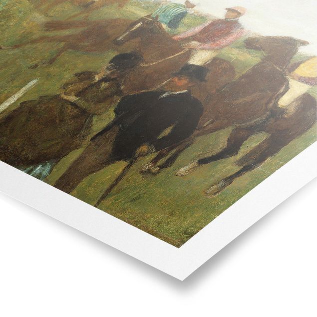 Posters quadros famosos Edgar Degas - Jockeys On Race Track